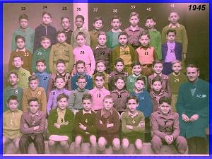 ECOLE JEAN MACE GARCONS 1945 CE2 M_ GONZALES